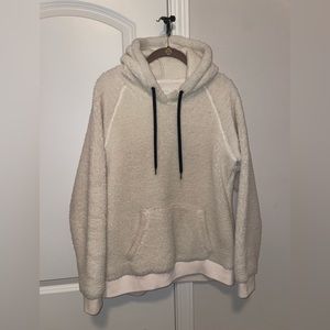 BCG pull over Sherpa style sweatshirt with hood. Worn a few times Size medium.